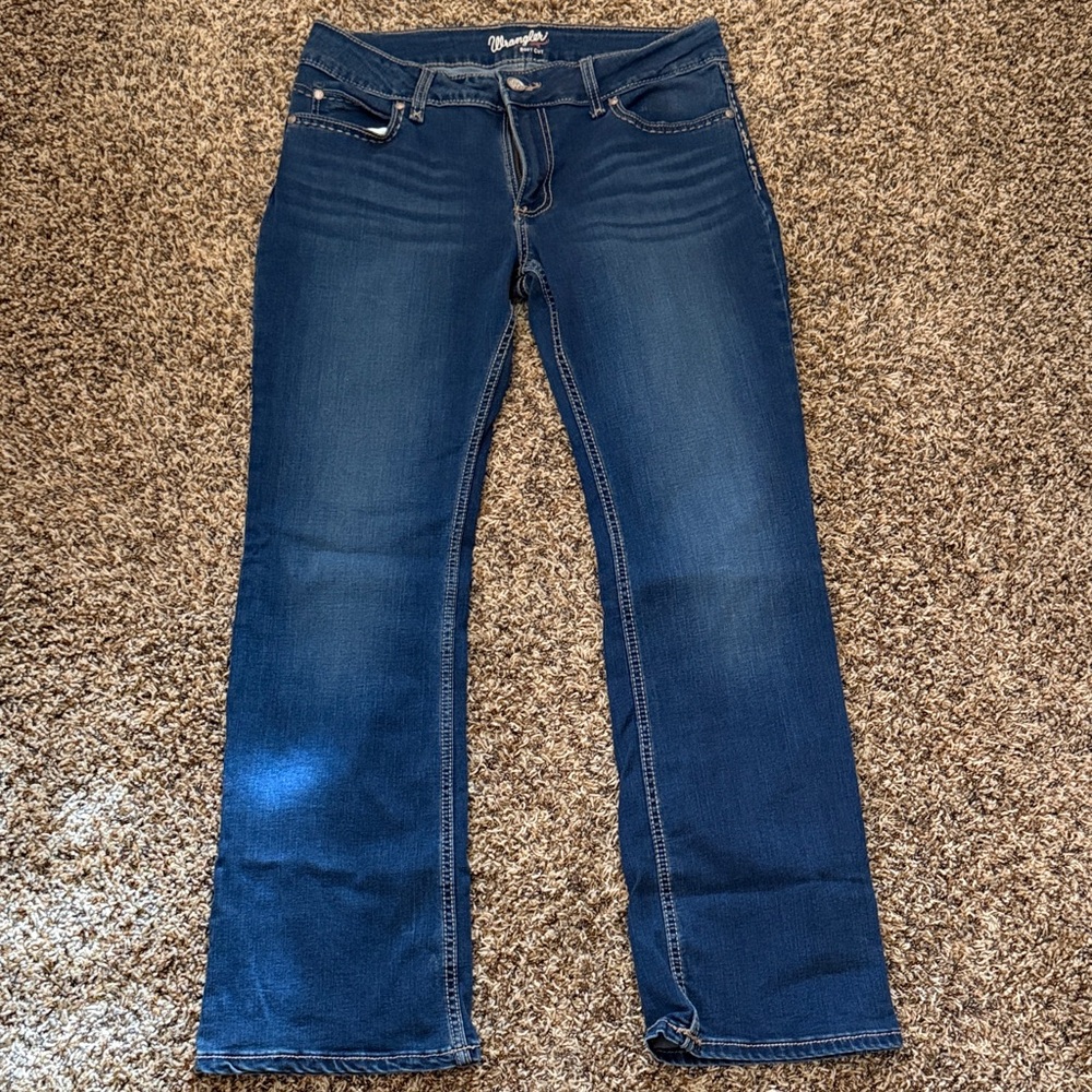 Wrangler Women's Dark Blue Boot Cut Jeans